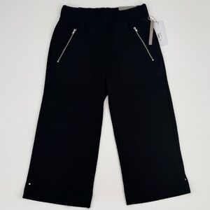 Soft Surroundings Women's Caicos Knit Wide Leg Crop Pants Size Small Petite NWT